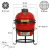 Abmessungen des BBQ-Toro Kamado Haiiro