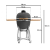 Abmessungen des BBQ-Toro Kamado KURO