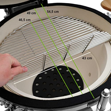 Aufklappbarer Grillrost