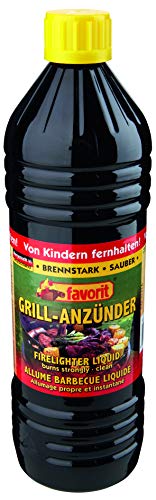 favorit 1260 Grillanzünder flüssig, 1 Liter Flasche - 