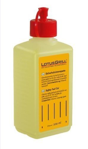 LotusGrill Brennpaste 200 ml! Speziell entwickelt für den rauchfreien Holzkohlegrill/Tischgrill - 