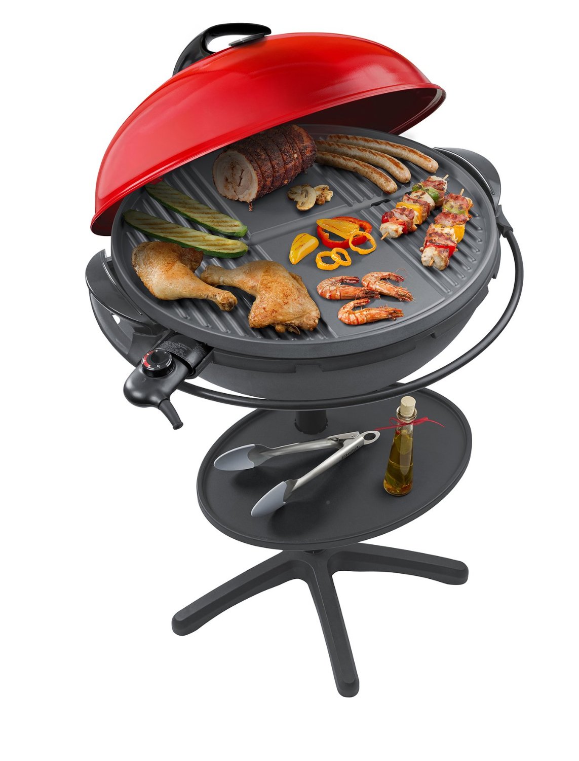 Steba VG 400 BBQ mit geöffnetem Deckel