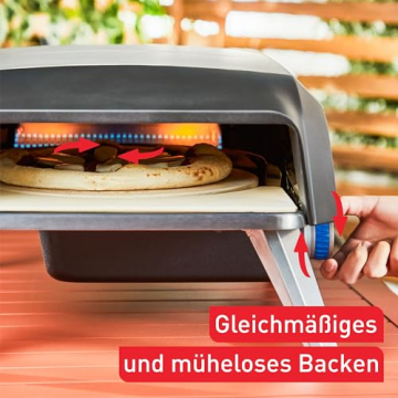 Rotierende Pizza